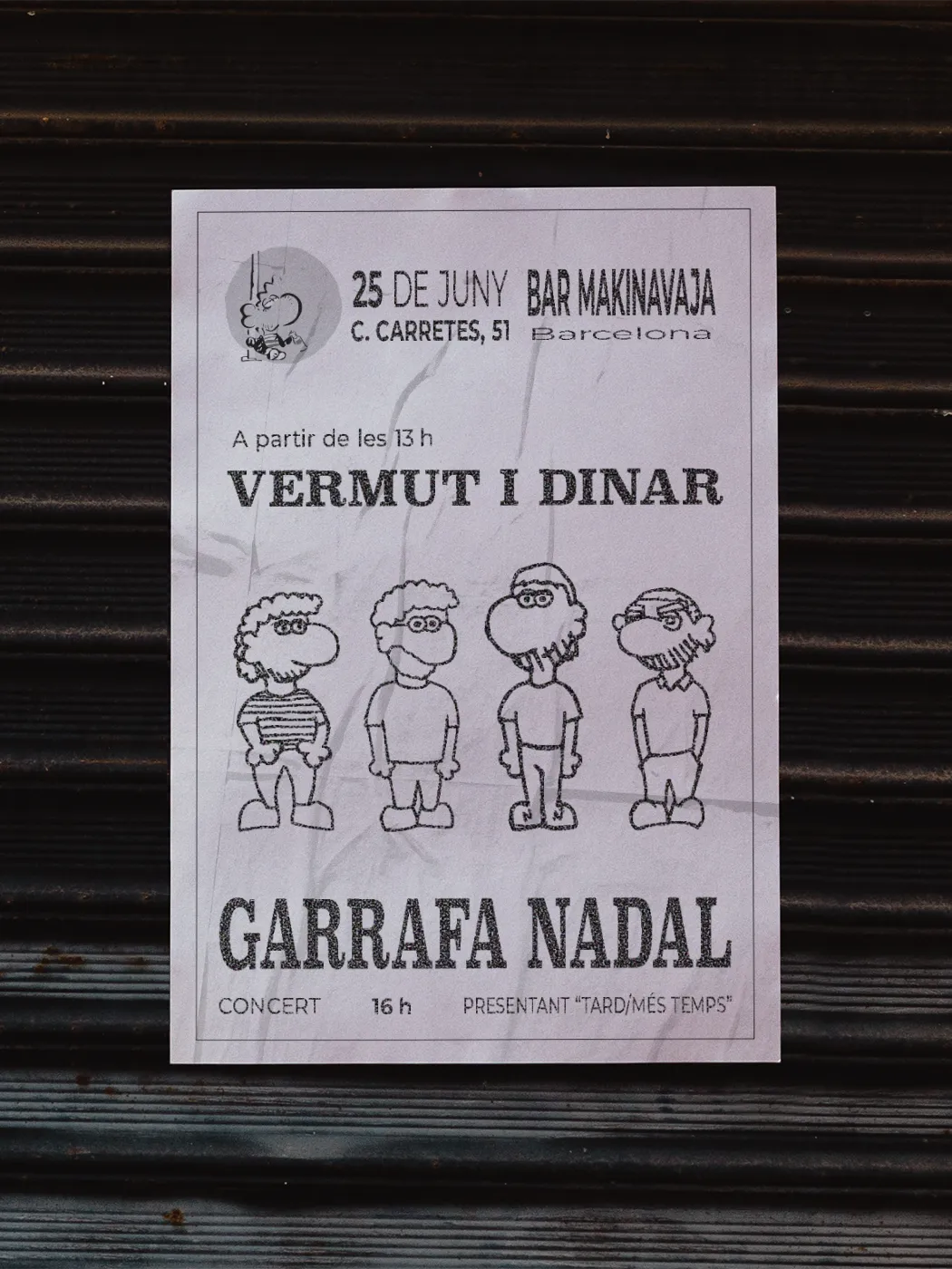 cartell concert Garrafa Nadal a Barcelona